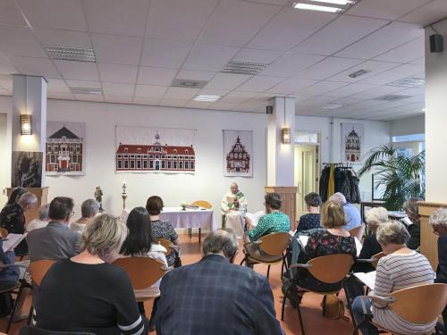 We voelen ons ook thuis in het wijkcentrum Binnensteeds, met diaken Rob Mascini